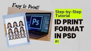 Paano gumawa ng ID Print format sa photoshop? Tagalog EASY PRINT | TUTORIAL
