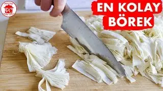 💯 EN KOLAY YÖNTEMLE BÖREK YAPTIM -  SADECE İKİ YUFKA İLE 1 TEPSİ BÖREK - 5 DAKİKADA KABAK BÖREĞİ