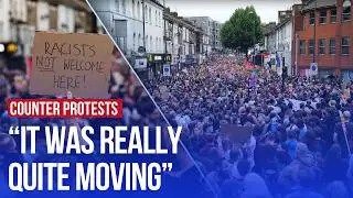 Thousands of counter-protesters hit back against far-right riots | LBC