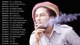 TOP BOB MARLEY SONGS PLAYLIST - BEST OF BOB MARLEY - BOB MARLEY'S GREATEST HITS