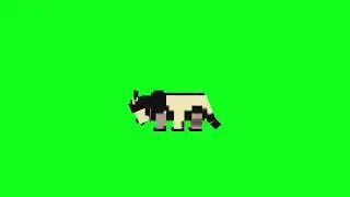 Minecraft Appa green screen - Free 4k stock footage