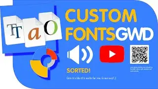 how to ad custom fonts in Google Web Designer