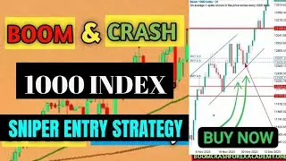 BOOM 1000😳!! Secret on Sniper Entries, No Indicators (ICT Trading  2024)