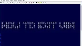 HOW TO EXIT VIM exit vi ed & quit vim editor for unix linux osx macs why to use them for it support