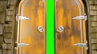 HD DOOR OPENING GREEN SCREEN VIDEO BACKGROUND | ANIMATED