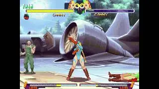 Street Fighter Alpha 2 Gold - Cammy (Intro & Win Poses)