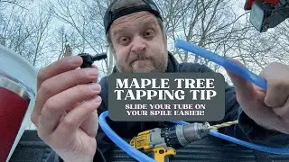 Unlock The Secret To Easier Maple Tapping: Slide Your Spile On Your Drop Lines Like A Pro!