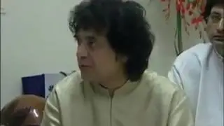 Wah Ustad.. The irrepressible Zakir Hussain..