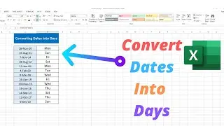 Convert Dates into Days using Excel | Sheeraz Tech Info