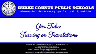You Tube ❙ Translations