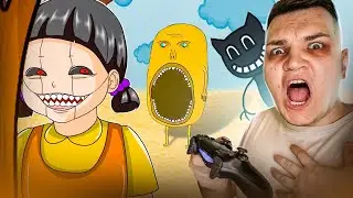 МОНСТРЫ в ИГРА В КАЛЬМАРА не играй в 