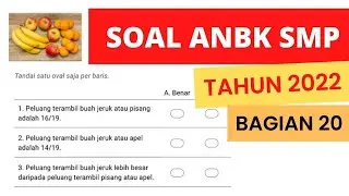 (bagian 20) Soal dan Pembahasan ANBK SMP Kelas 8 Tahun 2022 I AKM Numerasi SMP 2022 - Aziz Effendhi