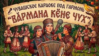 Чувашское караоке под гармонь. Вӑрмана кӗне чух.