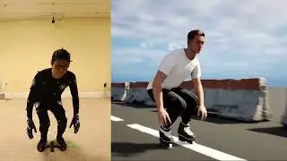 Metahuman Skating MOCAP Test