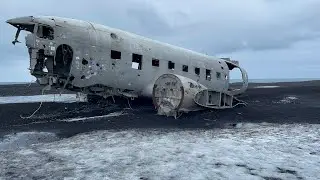Wrecked DC3 plane in Iceland