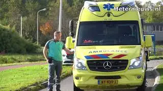 Motorrijder crasht in Hoogeveen