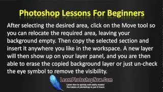 Photoshop Lessons For Beginners - Ways To Remove A Background From A Digital Image