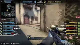 ZywOo Inferno AWP Mid Push (CS:GO Tricks)