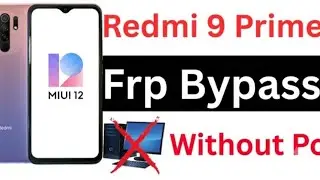 Redmi 9 Prime Frp Bypass MIUI 12 | Without Pc | Redmi 9 Prime Google Account Lock Unlock(GSM Muzrim)