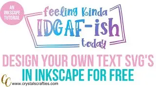 How to create text SVG's in Inkscape