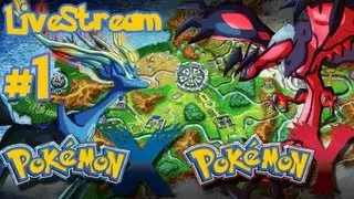 Pokemon X and Y : Pokemon X part 1 - LIVESTREAM