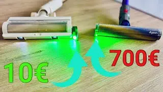 Dyson-Style für wenig Geld: Grüne Laser-LEDs für deinen Akkusauger