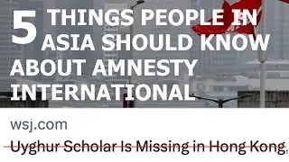 How Amnesty International harms Hong Kong