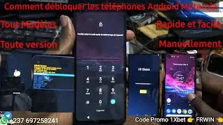 Comment débloquer un téléphone Android Motorola : Tout Modèles et versions. XT2013-2 FRP Bypass