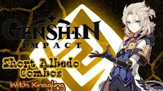 Genshin Impact - Short Albedo Combos with Xiangling