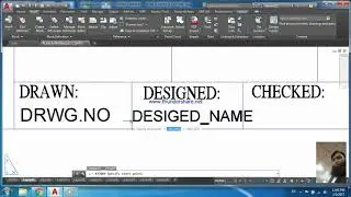 how to create attributes in autocad