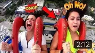 Girls Passing Out #13 Funny slingshot Ride