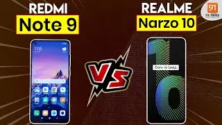 Redmi Note 9 vs Realme Narzo 10: Comparison overview