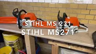 STIHL Kettensägen MS 231 & MS 271