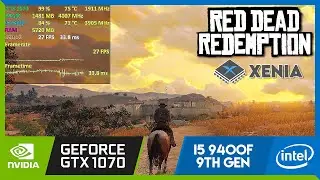 Red Dead Redemption (2010) Xenia Xbox 360 Emulator | GTX 1070 - i5 9400F | PC Gameplay Benchmark