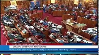 The Senate Plenary, Special Sitting (Impeachment Hearing of Dep.Gov - Siaya) Monday 26th June 2023.