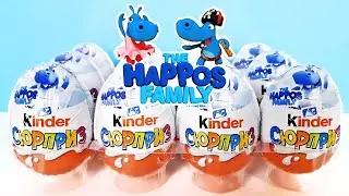 Kinder surprise _ Пытаемся собрать всю коллекцию 🦛🦛🦛