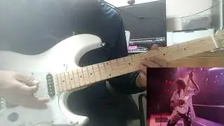 Bon Jovi - You give love a bad name guitar solo cover(Just recording without video)