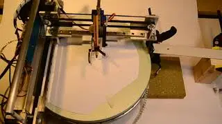 Converting a cartesian plotter to a polar plotter