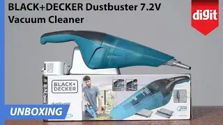 BLACK+DECKER Dustbuster 7.2V Vacuum Cleaner Unboxing