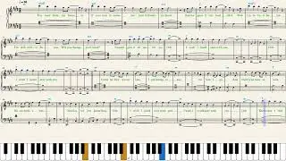 V of BTS — For Us — Piano Sheet Music