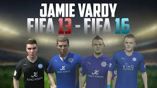Jamie Vardy - FIFA 13 - FIFA 16 (Stats, Ingame Face,  Goals, etc)