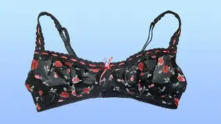 Flushing a see-through bra