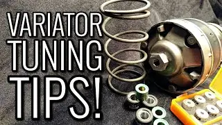 VARIATOR CVT TUNING TIPS! HOW TO Make Your Scooter Faster!