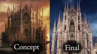 Dark Souls 2 World - CONCEPT ART vs. IN-GAME