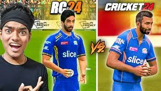 RC24 🆚 CRICKET 24 - Which Game is More Realistic???