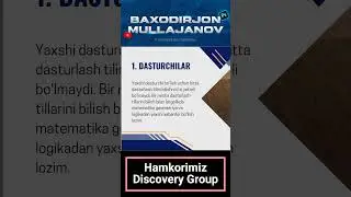 ITDA DASTURCHILAR HAQIDA