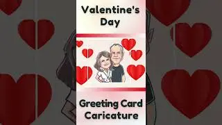 Get a Unique Valentine's Gift: Custom Caricature Card Drawing
