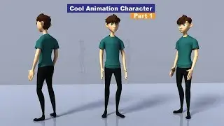 Cool Guy (Lightwave 3D Character Modeling) Part 1 of 7