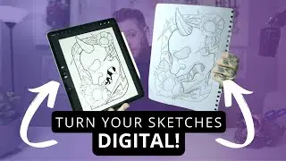 Turning my sketches into digital art!
