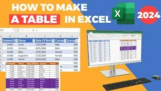 Mastering Excel Tables: Step-by-Step Tutorial for Creating Professional Tables (2024)